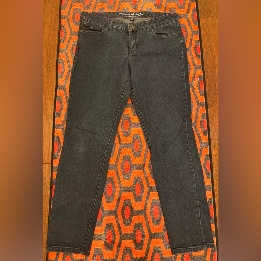 Tommy Hilfiger Modern Skinny Jeans Women’s 10R Dark Wash Stretch Mid Rise Denim